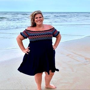 Torrid Size 2 off the should dress